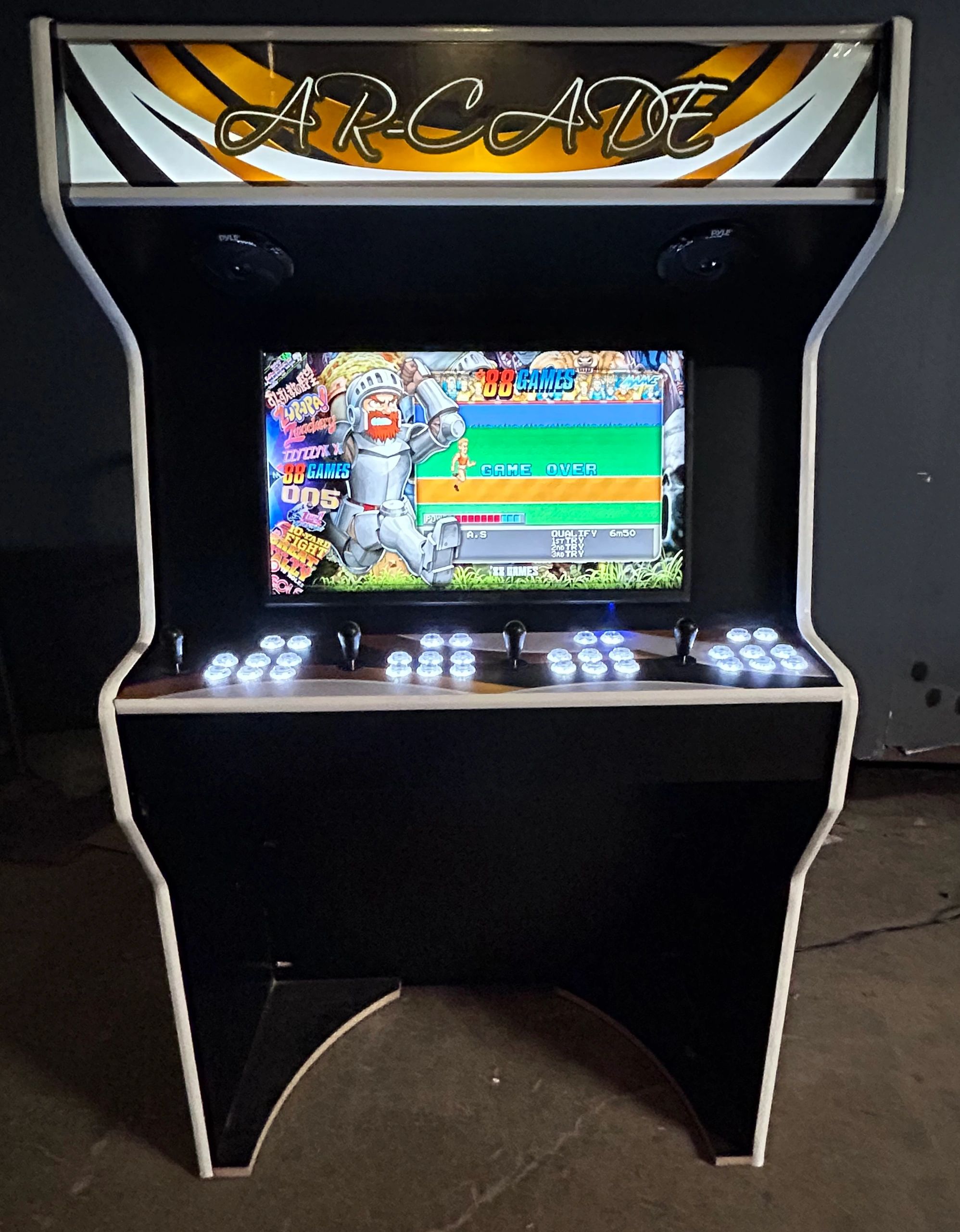 Sp Rise Arcade Low Rise Wheelchair Accessible Arcade Cabinet – Super Wide 4p