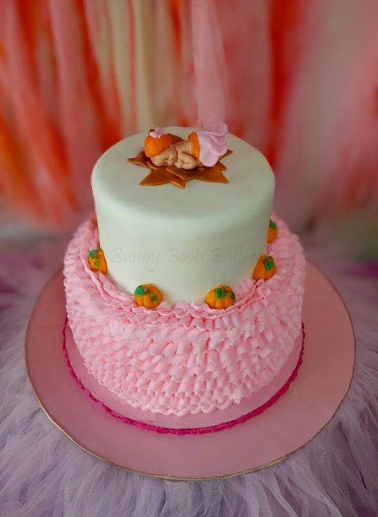 Fall Baby Shower Cake