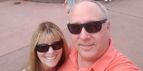 Lisa and Pat, Disney World Epcot, November 2017