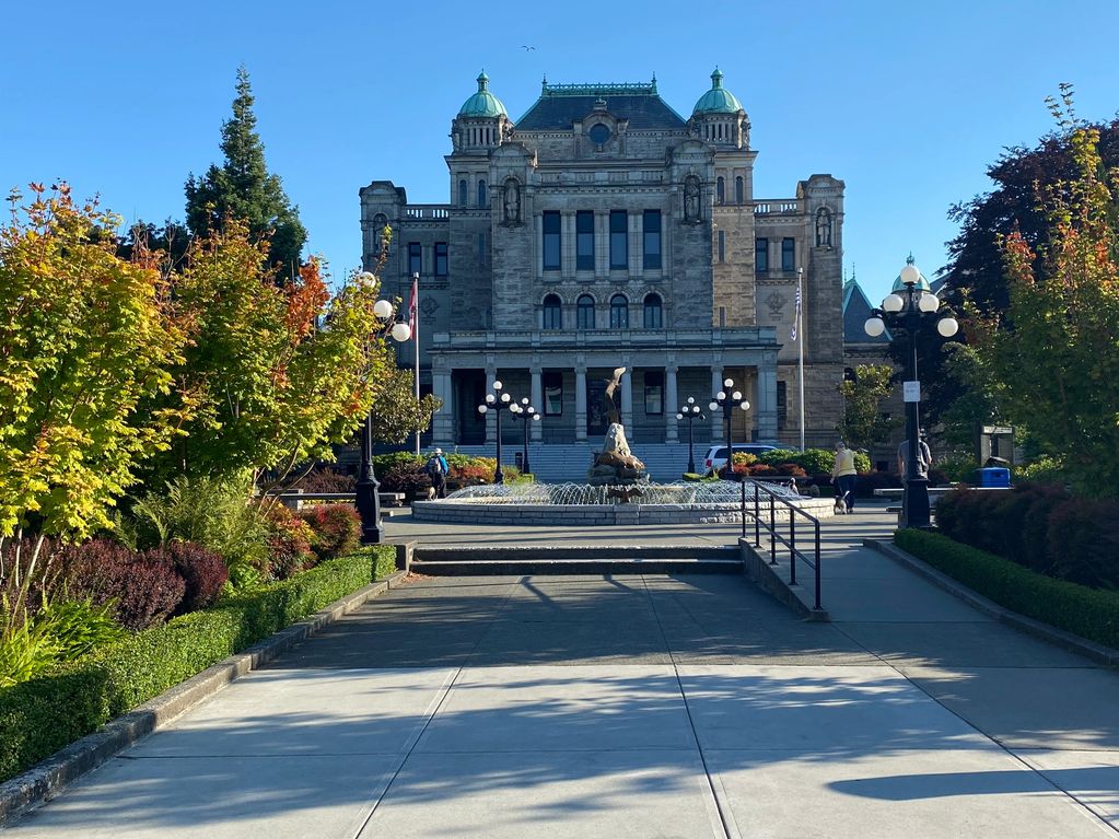 Parliament Building Back yard.