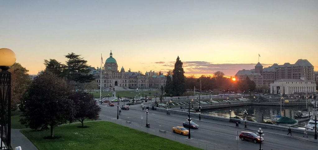 The Parliament Building in Victoria BC