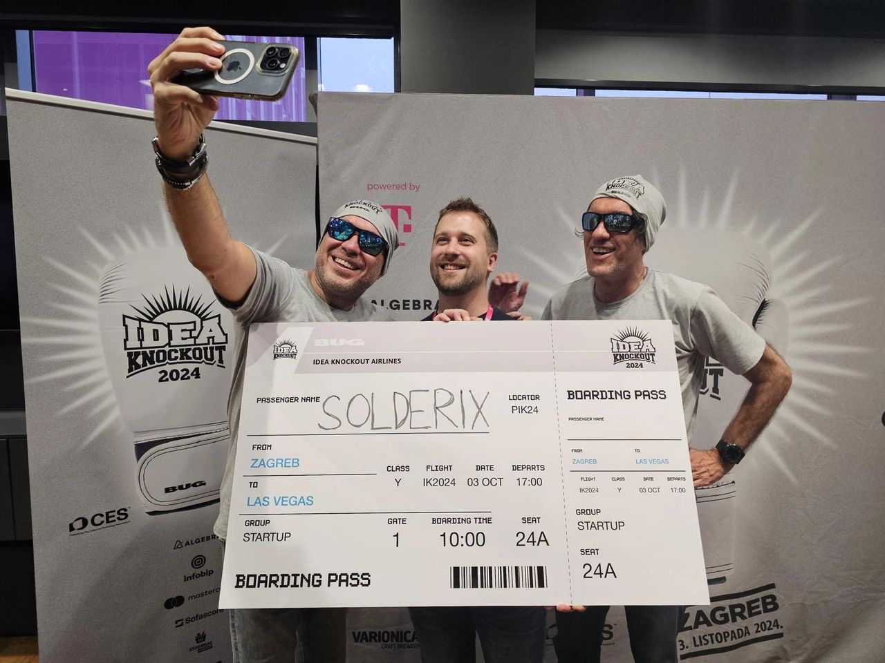 Solderix won Idea Knockout 2024 and we secured a booth at CES 2025