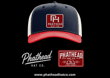 Phathead Hat Co. cap with logo and website.