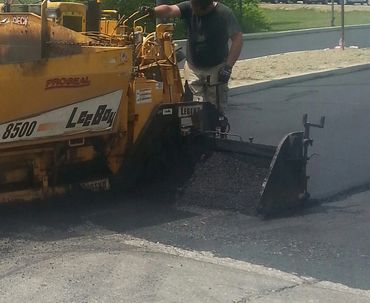 Paving up close
