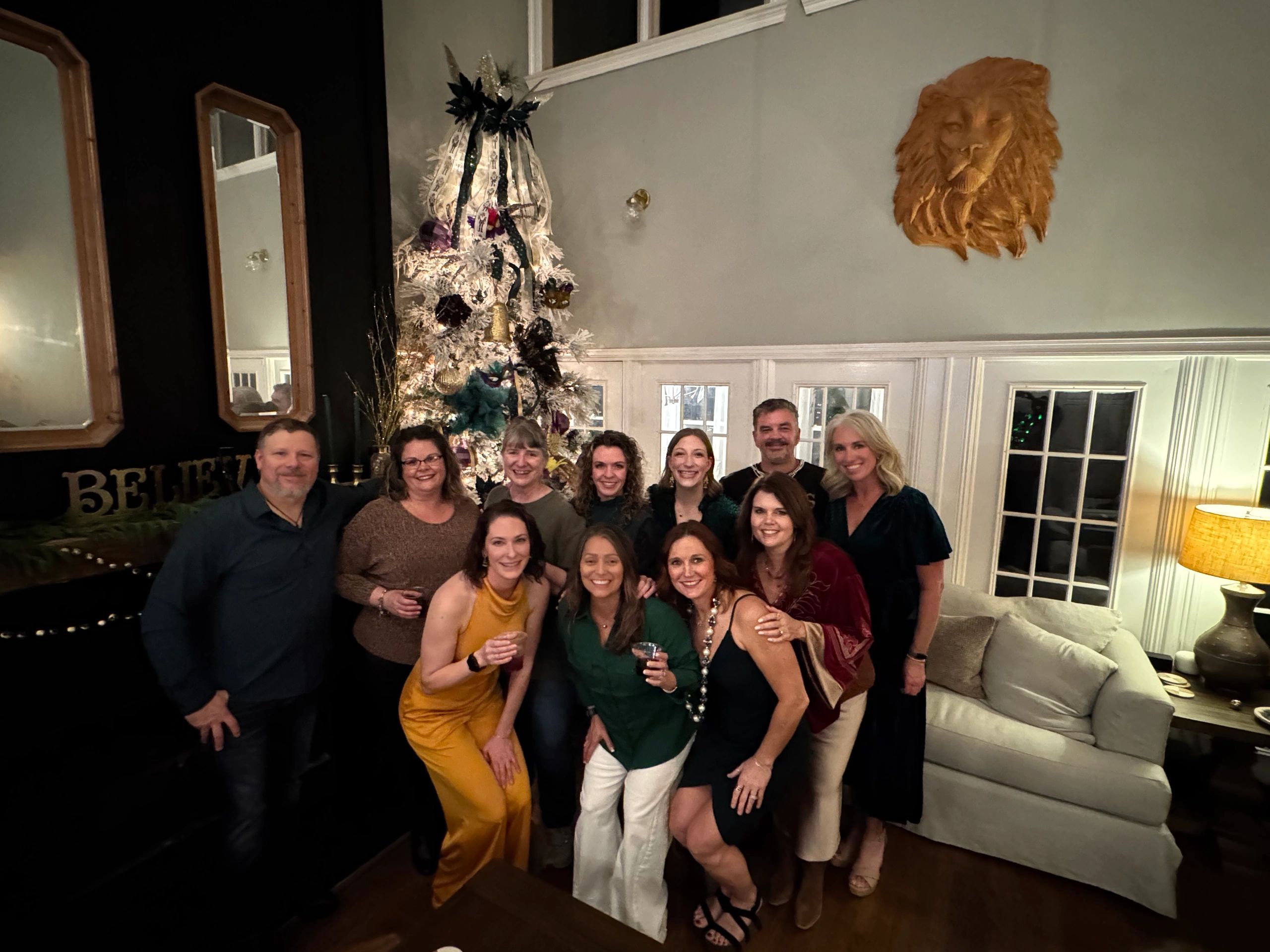 Group at the winery
