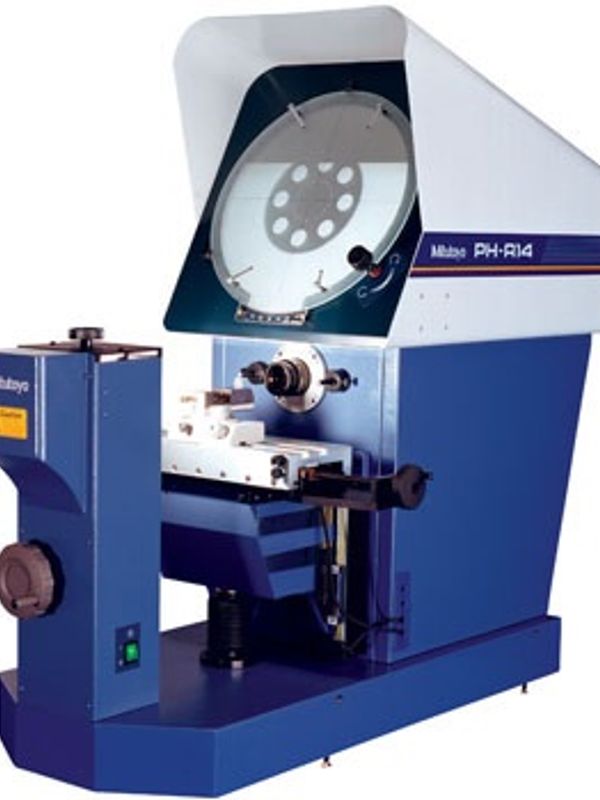Mitutoyo PH-R14 optical measuring device in blue and white.