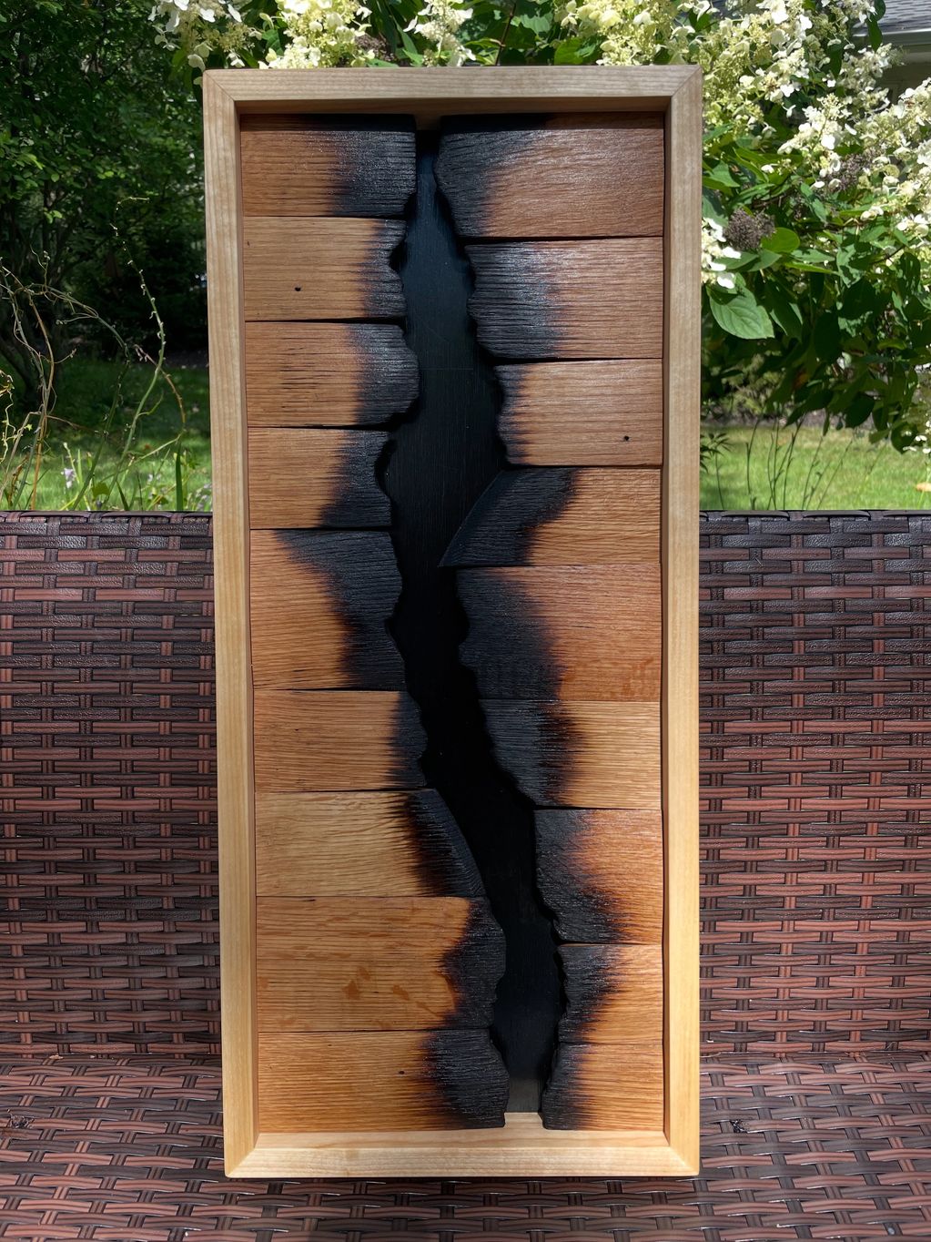 Barrel staves wall art