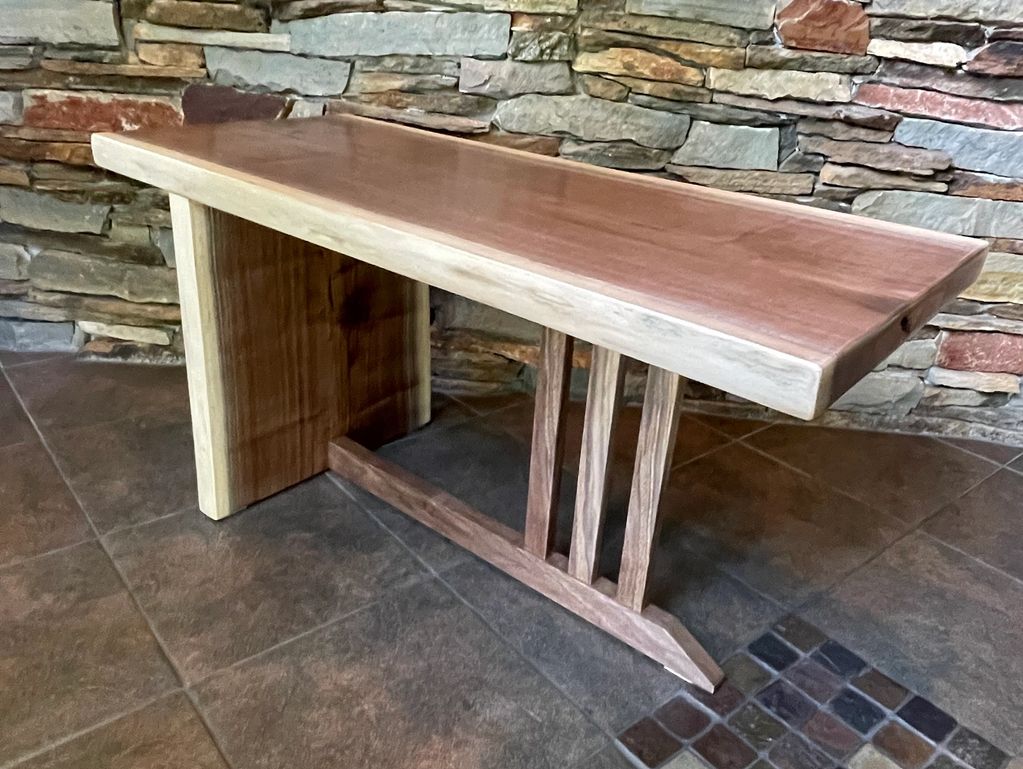Live edge coffee table