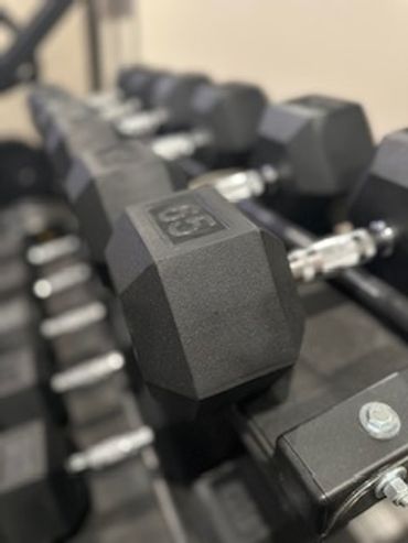 Dumbbells in the home gym