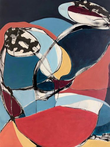 "Dual Nature". 48x36, Yin Yang Collection

