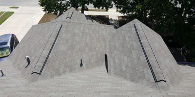 owens corning ridge vent attic ventilation installed