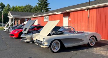 Darnell Botthof's  beautiful 1956 Polo White Convertible 