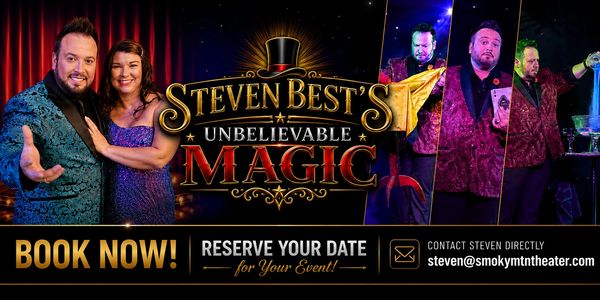  Steven Best available for corporate events, private parties, and special events East Tennessee.