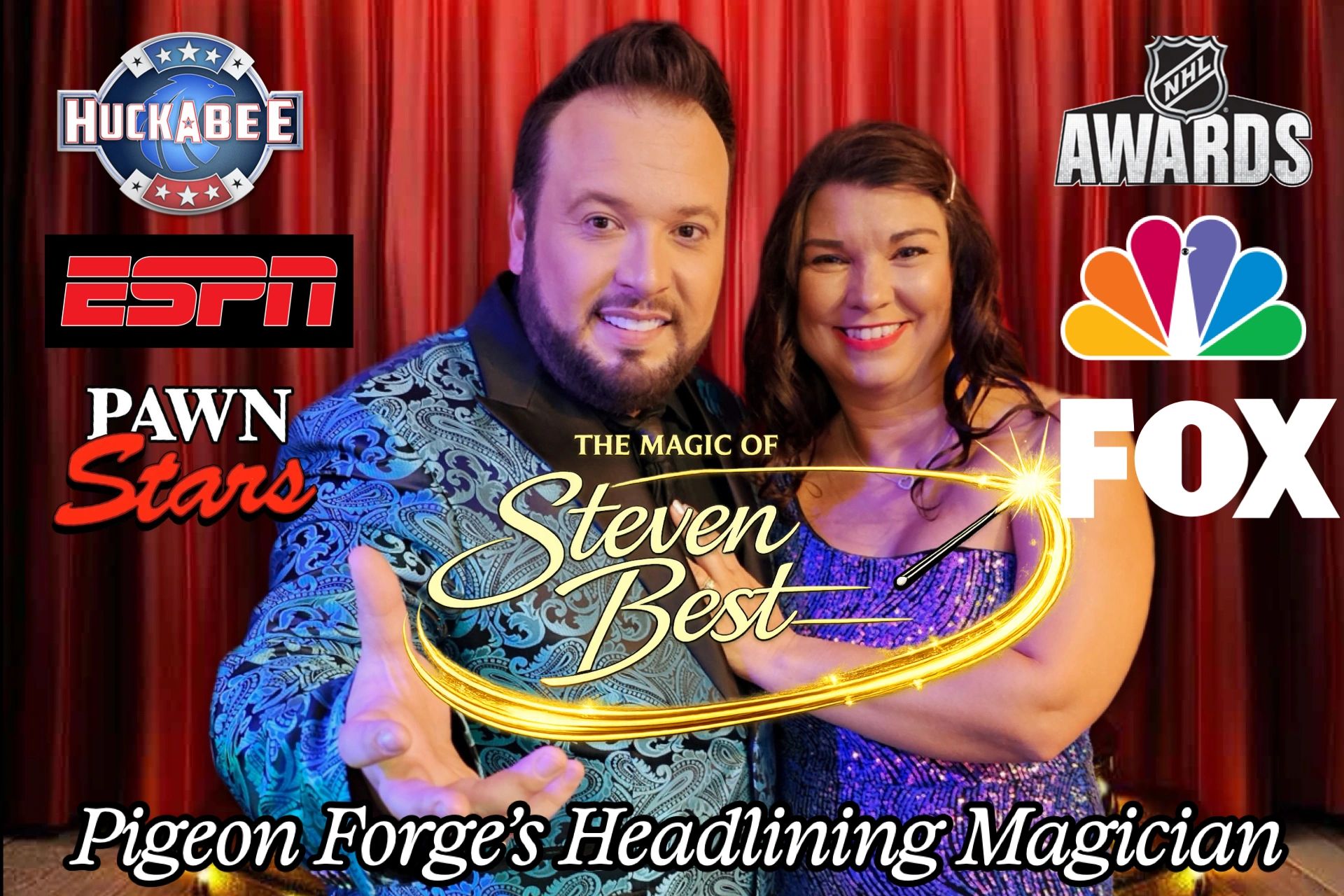 Pigeon Forge magic show starring Steven Best at Smoky Mountain Theater family entertainment