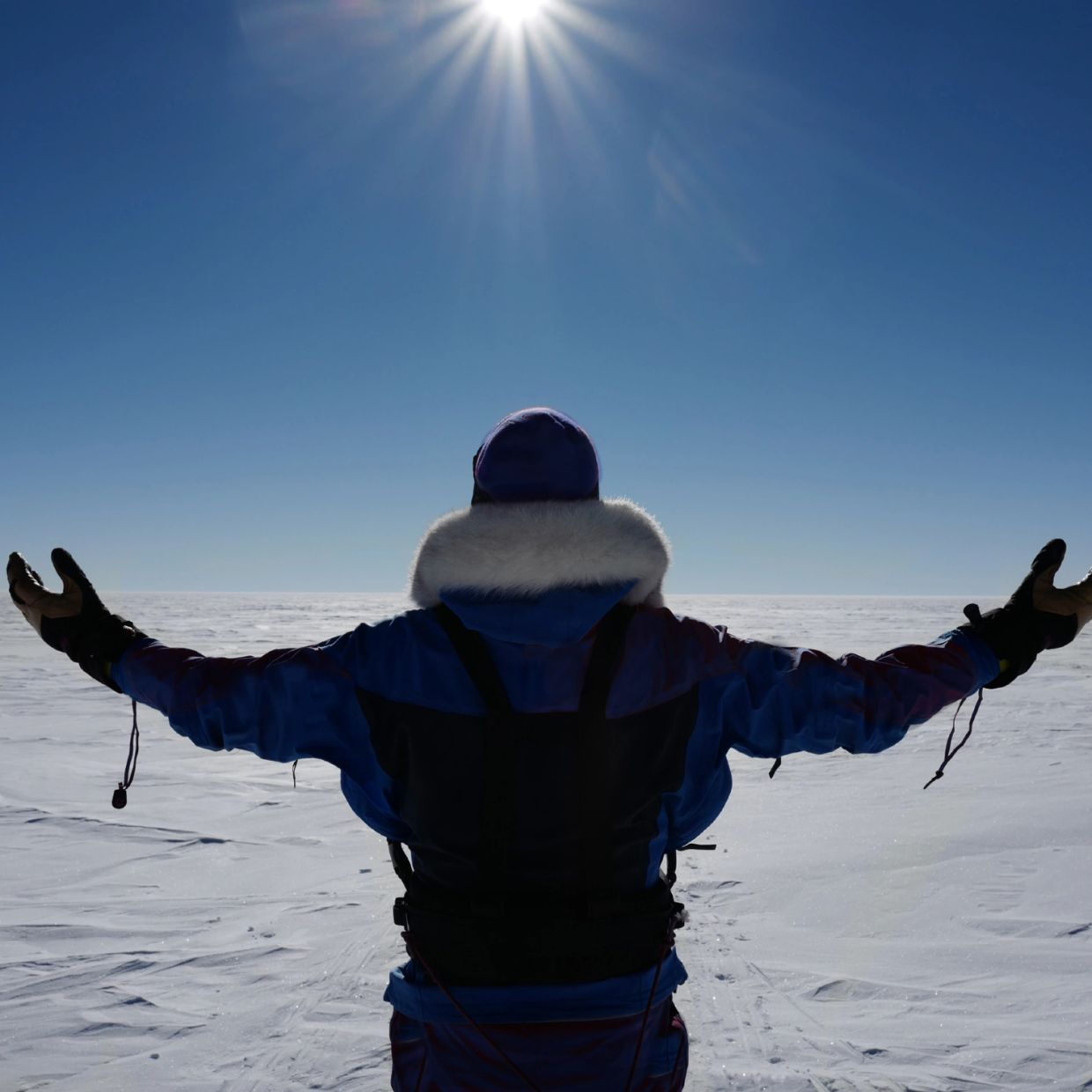 Antarctic expedition landscape