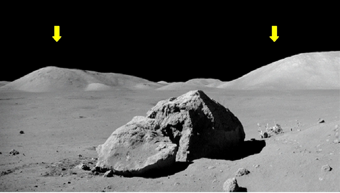 Taurus-Littrow Valley from Apollo 17