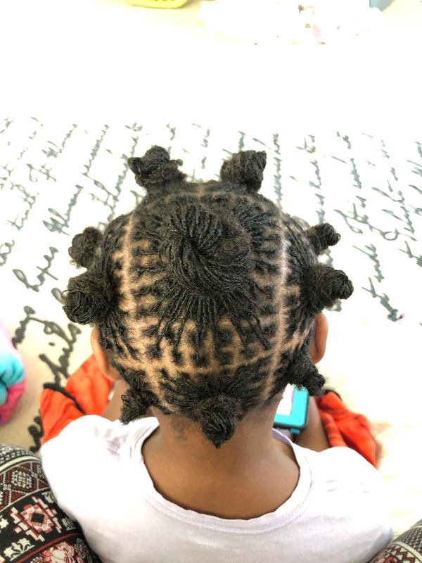 Natural hairstyles sisterlock grid establishment. 