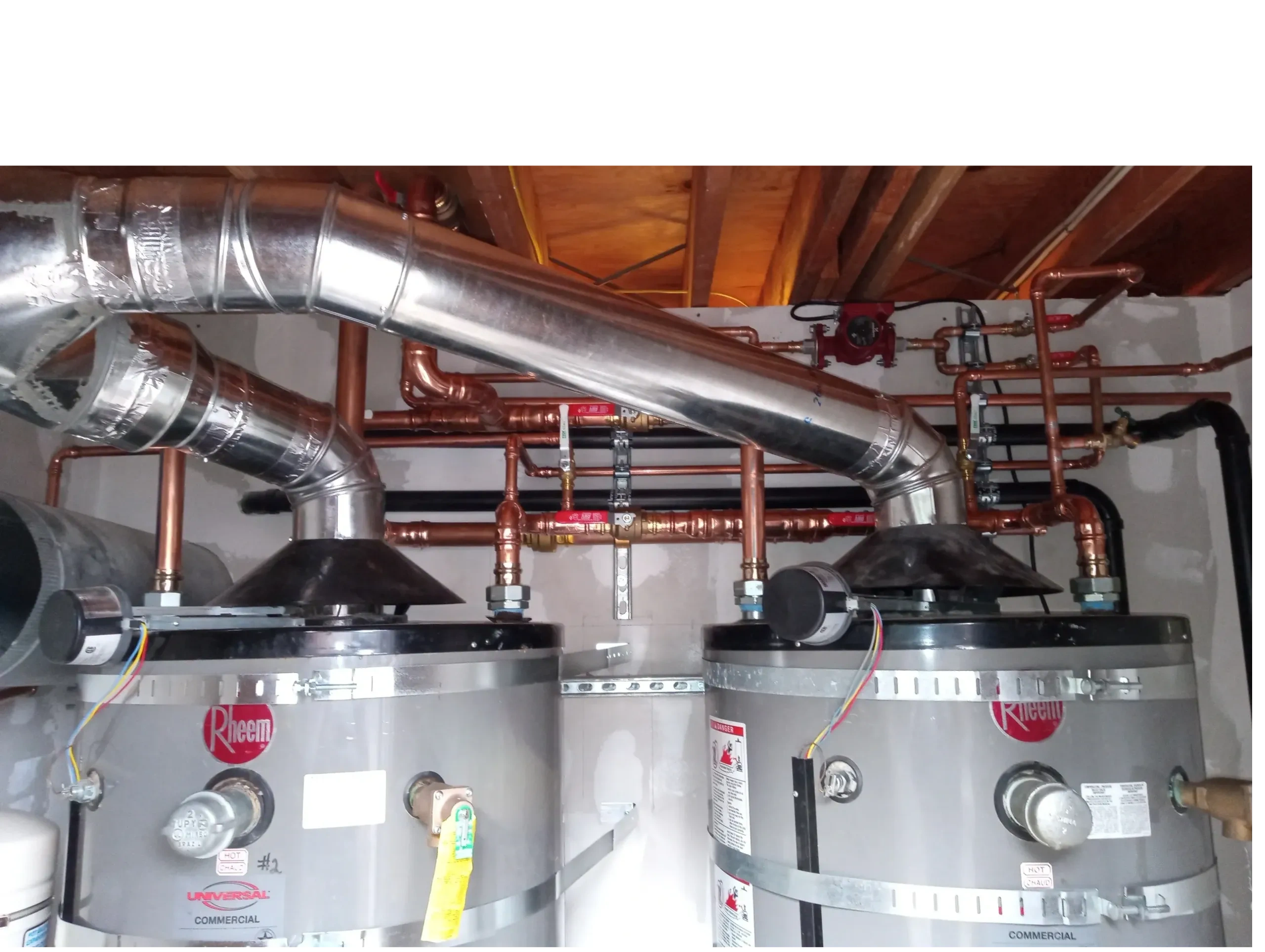 Professional water heater installation by Thomas Plumbing Inc. in Morgan Hill, CA