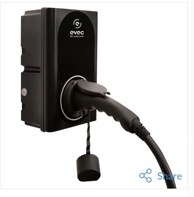 Electric car charging point 
