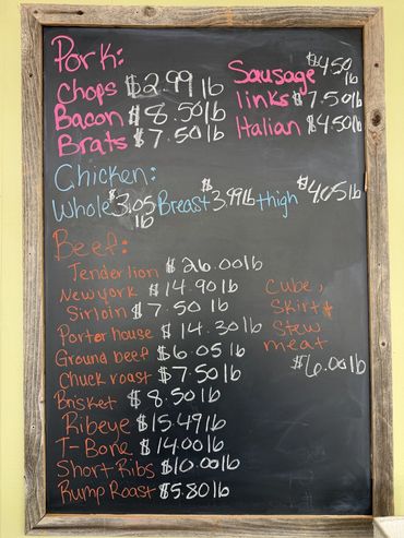 Meat Prices.
