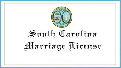 South Carolina Marriage License