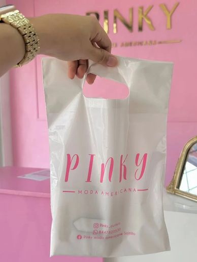 Bolsas boutique con  base expandible personalizadas con logo