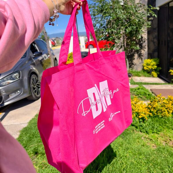 Bolsas de tela tipo tote bag personalizadas con logo