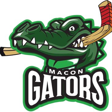 Macon gators logo on the plain white background