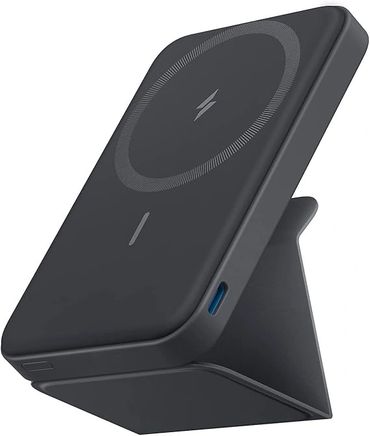 Anker 622 Magnetic Battery (MagGo), 5,000mAh Foldable Magnetic Wireless Portable Charger with Stand 