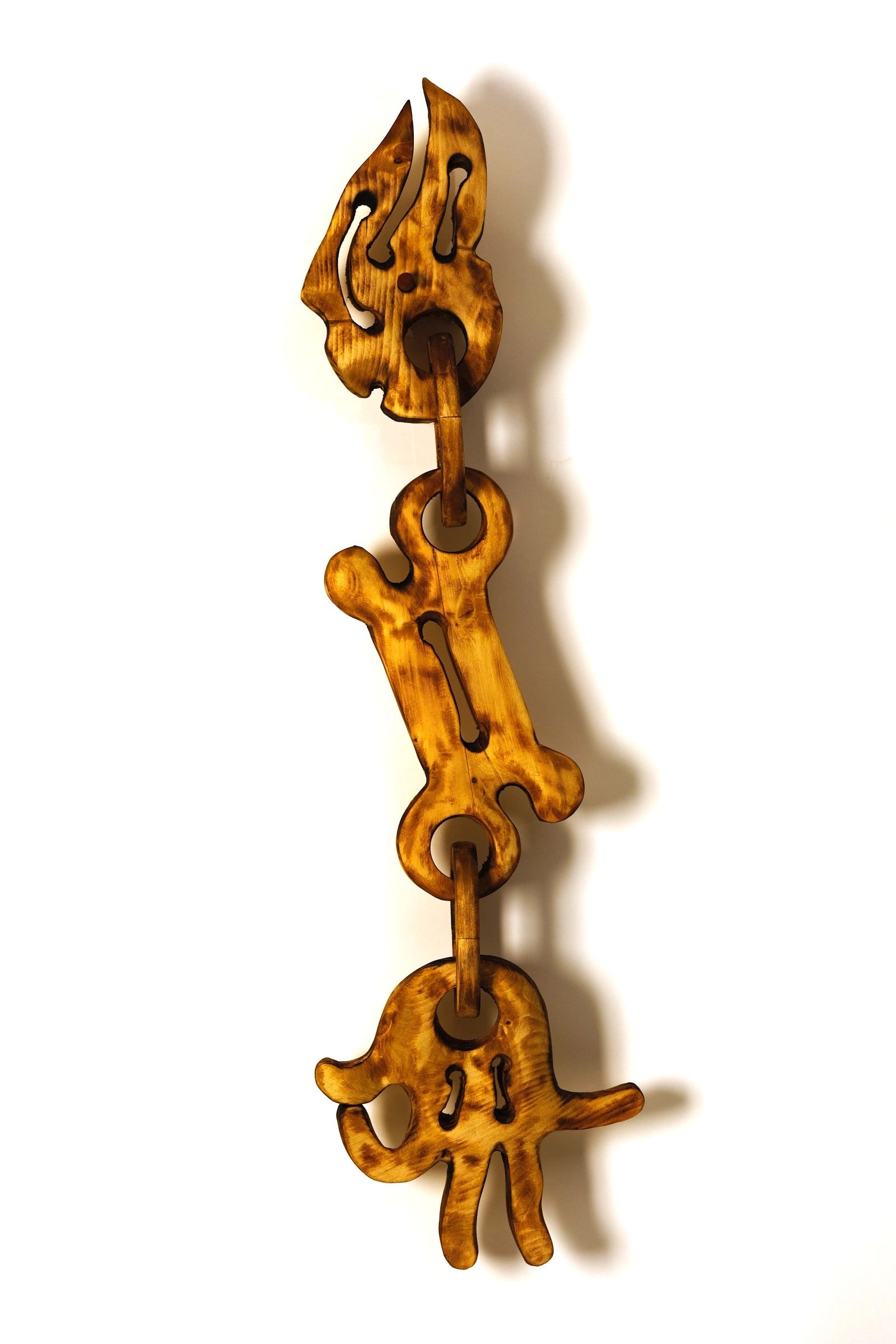 Carved Wood Sculpture.