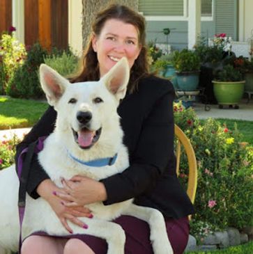 WGSDogs of Arctic Manor owner Christina with a dog