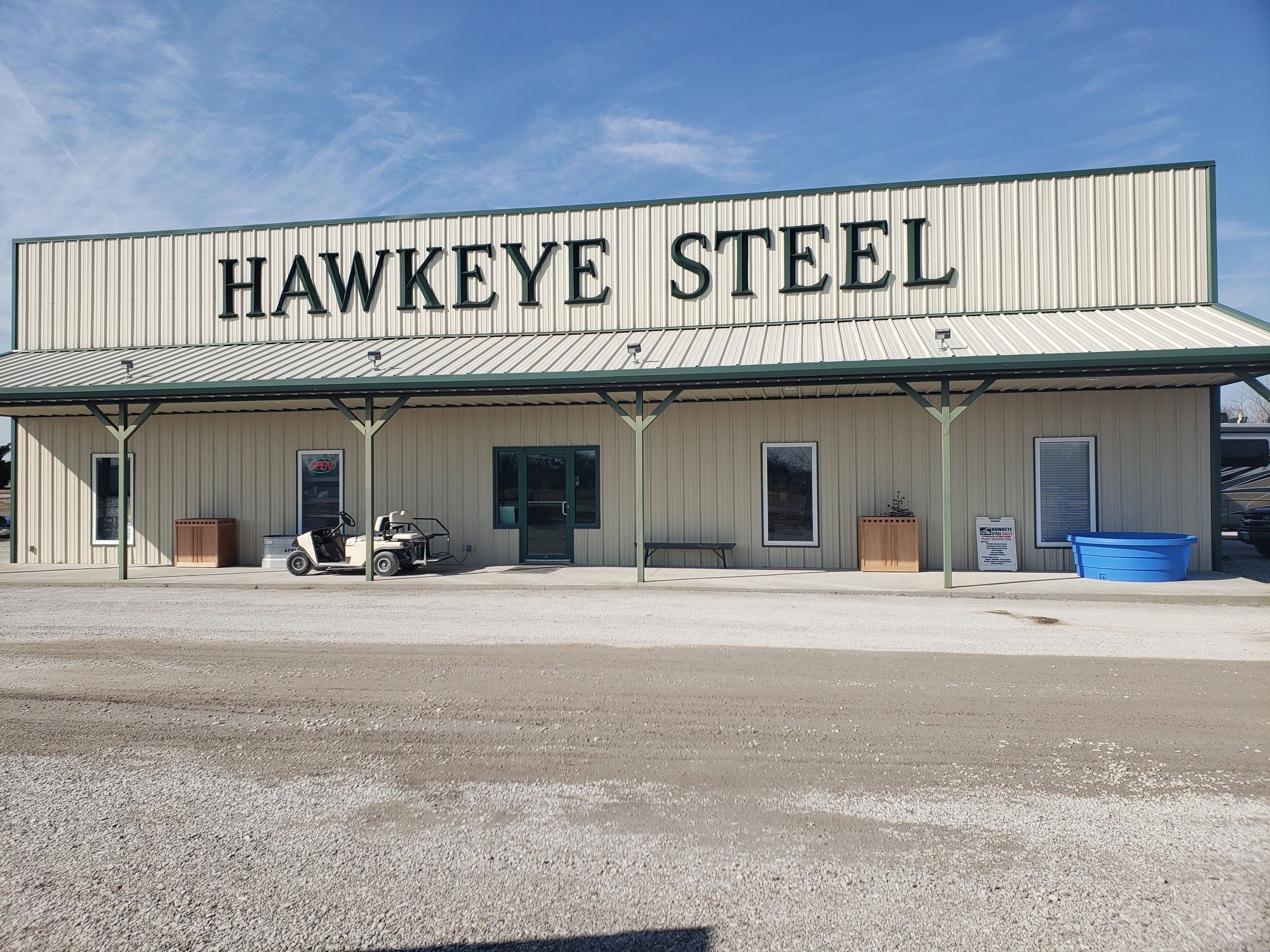 Hawkeye Steel Sales steel tubing, b decking, livestock products