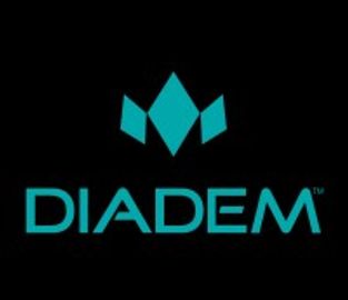 Logo of Diadem featuring a stylized crown symbol above the brand name.