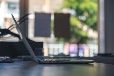 Laptop  on a desk