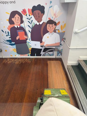 Wood Floor Sanding a hardwood strip floor with a Lagler Hummel Machine.