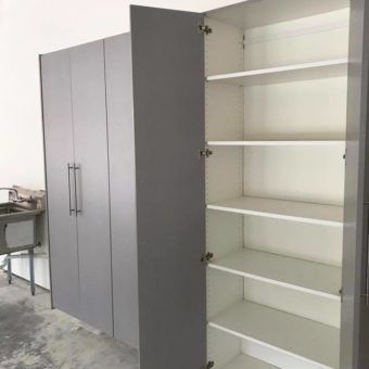 garage cabinet shelves