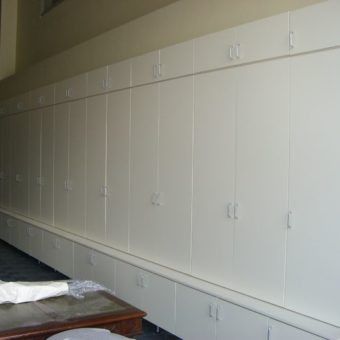 large custom garage cabinet