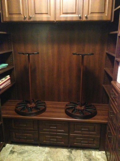 rotating gun racks