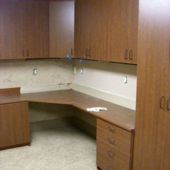 custom office cabinets