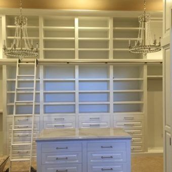 high end master closet