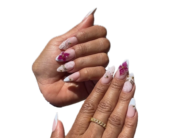 Russian manicure, Russian pedicure. 