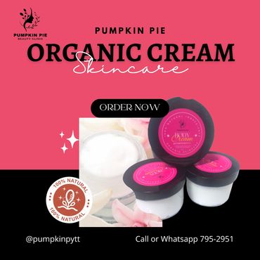 Pumpkin Pie Body Cream (organic)