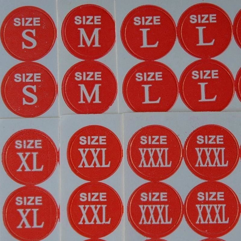 Размеры наклеек. Стикеры Размеры. Наклейки Size s. Стикеры с размером одежды.
