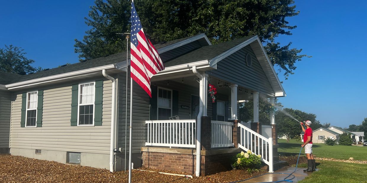 Professional house washing in Springfield, Missouri
