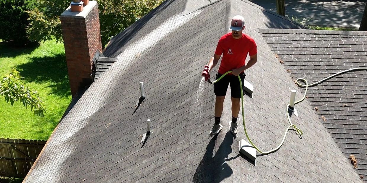 Professional roof washing in Springfield Missouri