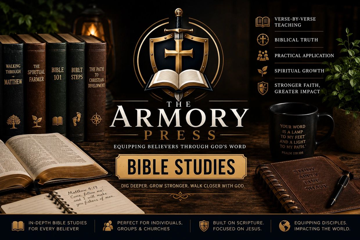 Bible studies with The Armory Press to deepen faith and spiritual growth.