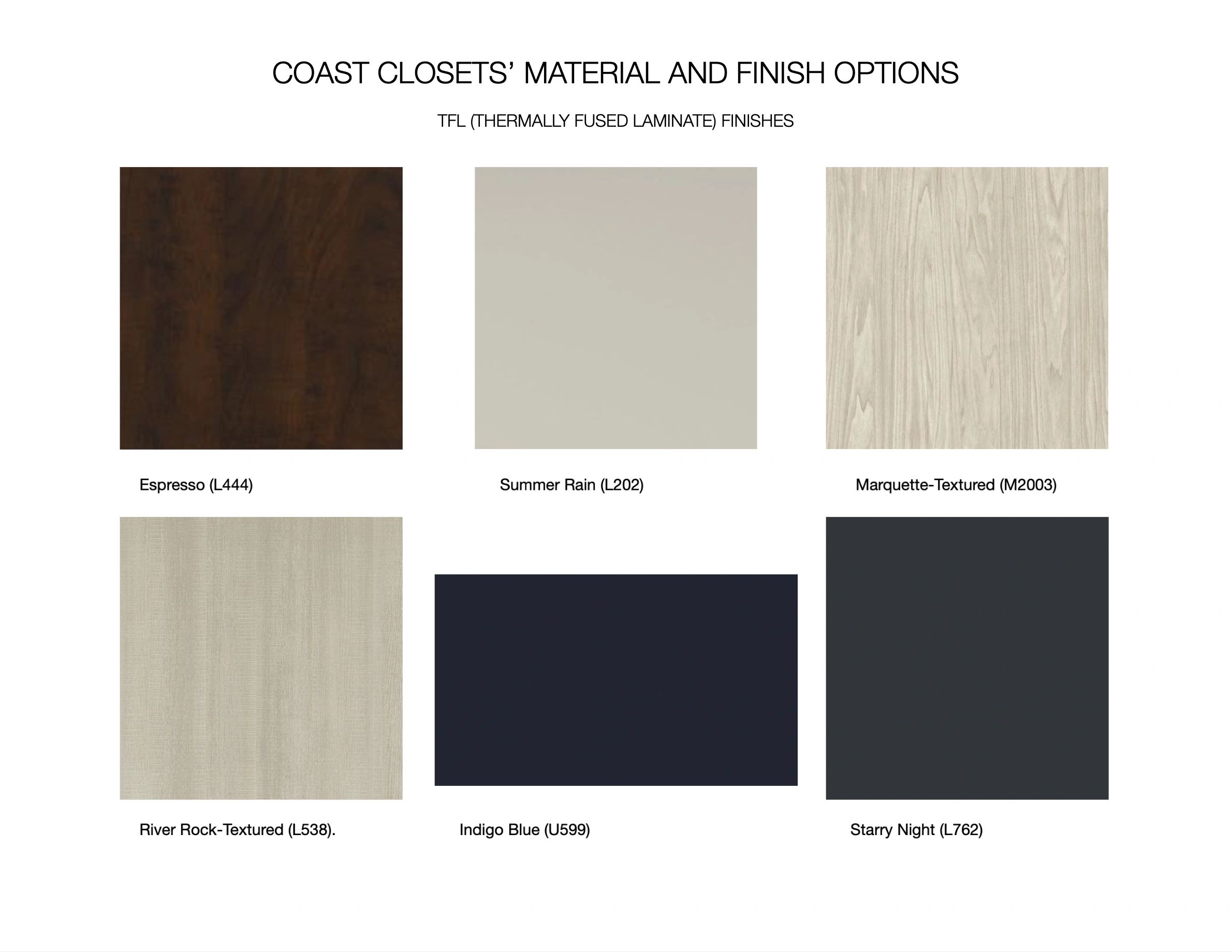 Wholesale and direct, our discount closets are perfect for professionals and homeowners alike.