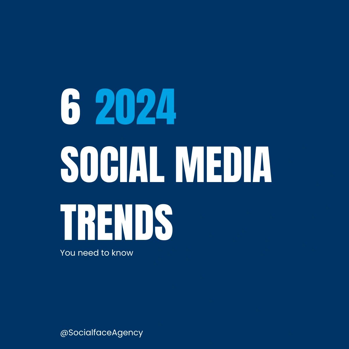6 Social Media Trends to be across in 2024