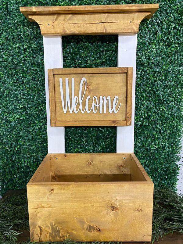 Porch decor planter box