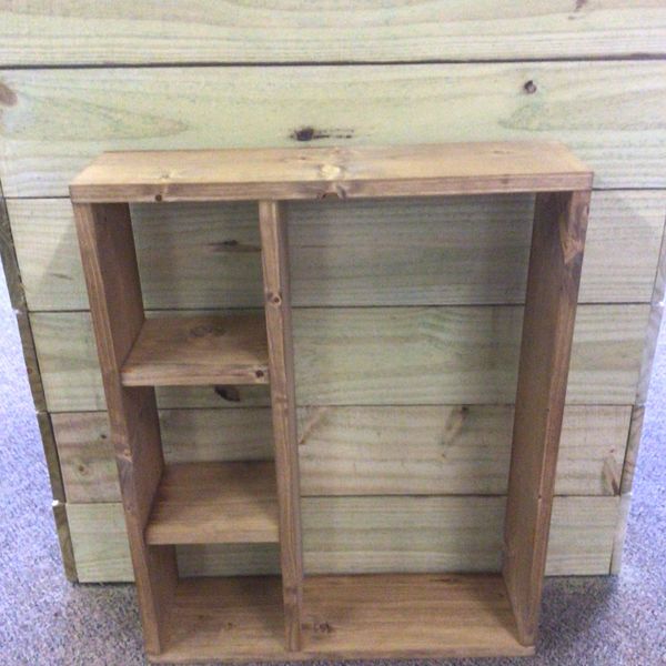 Handmade pine shelf